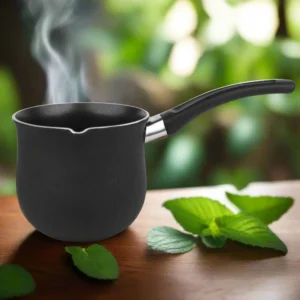 Single Handle Non Stick Coffee Warmer Boiling Pot Milk Pan